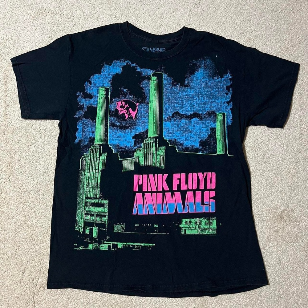 Liquid Blue Black T-Shirt